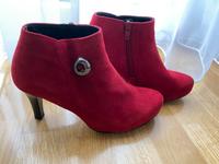 Stiefelette von Gabor, Leder, rot, Größe UK 4 Nürnberg (Mittelfr) - Südoststadt Vorschau