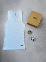 Stüssy Tanktop Unterhemd weiß Herren Größe S Small Frankfurt am Main - Kalbach Vorschau