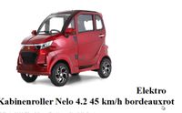 Elektro Kabinenroller Nelo 4.2 45 km/h bordeauxrot Nordrhein-Westfalen - Gladbeck Vorschau