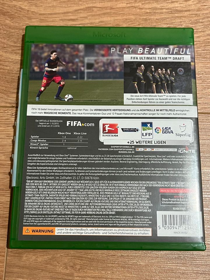 XBOX ONE FIFA16 in Bienenbüttel