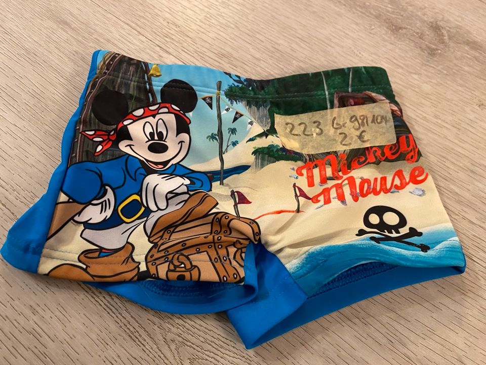 Mickey Mouse Badehose Gr. 98/104 in Eisenach