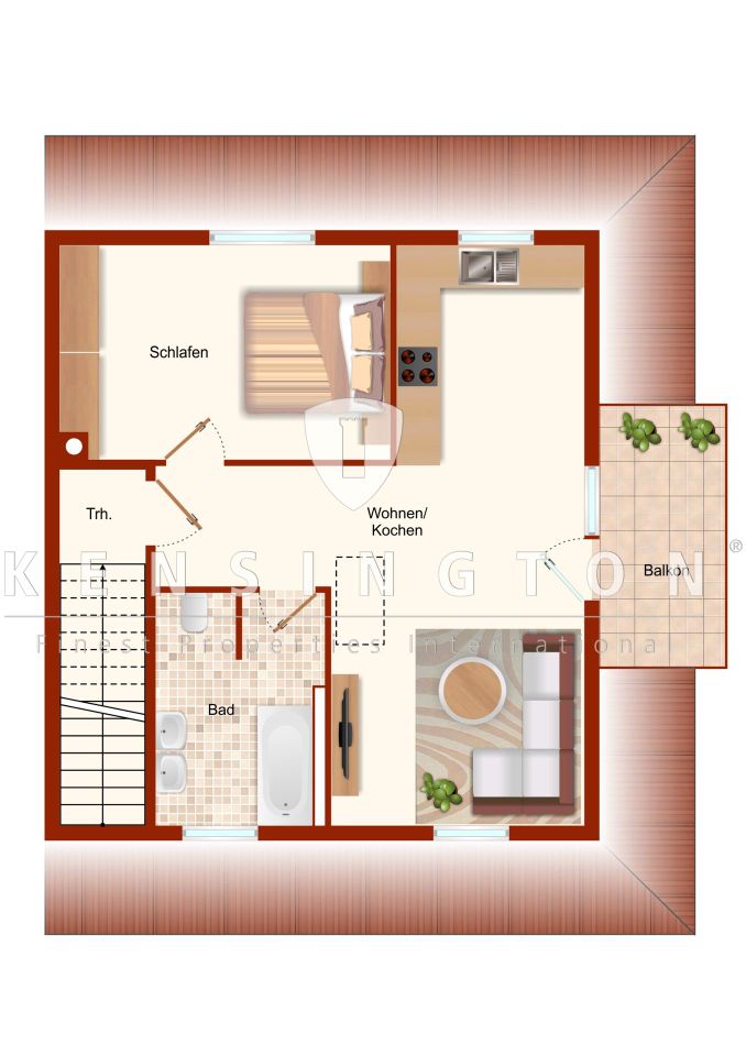 Helle Wohnung im Obergeschoss - energieeffizient und in ruhiger Lage in Regesbostel