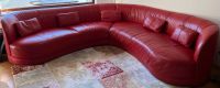 Echtleder Designer Sofa Rot Ecksofa Baden-Württemberg - Schwäbisch Gmünd Vorschau