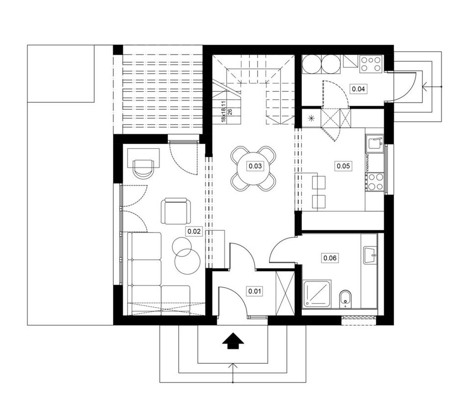 Modernes Modulhaus mit praktischer Raumaufteilung und stilvollem Design in Luckenwalde