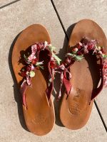 Ibiza Leder Flipflops handmade Nordrhein-Westfalen - Werne Vorschau