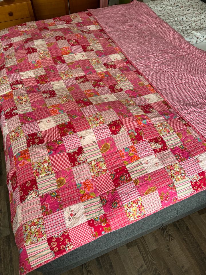 Room Seven Tagesdecke pink Patchwork Patchworkdecke in Essen