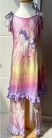 Kleid Trägerkleid mit Hose Baumwolle handgefertigt Einhorn Gr.122 Nordrhein-Westfalen - Laer Vorschau