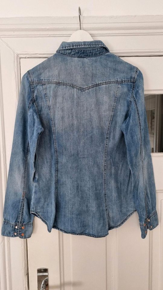 Jeanshemd, Jeansbluse, Denim Overshirt in Hamburg