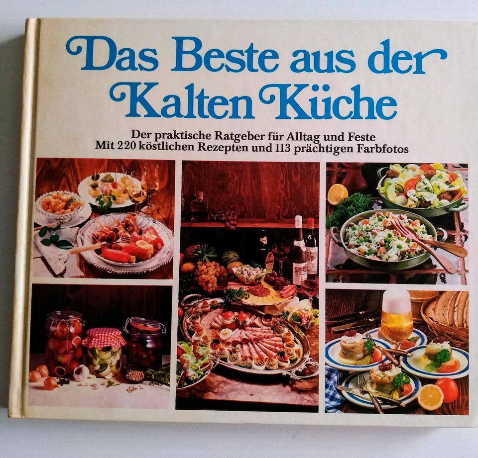 Retro Kochbuch "Das Beste aus der kalten Küche". in Siefersheim