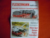 Fleischmann stellt vor limitierte Sondermodelle Werbeplakat Werbu Aachen - Kornelimünster/Walheim Vorschau