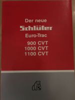 Prospekt Schlüter Euro-Trac 900/1000/1100 CVT Baden-Württemberg - Radolfzell am Bodensee Vorschau