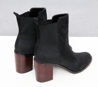 Bronx Stiefelletten Halbstiefel 40 Leder Slip in 8cm Blockabsatz Pankow - Prenzlauer Berg Vorschau