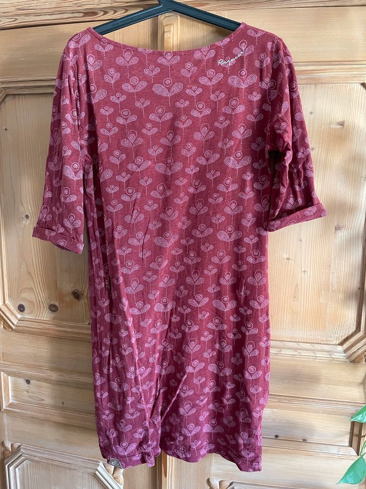 Ragwear 3/4 arm Kleid Weinrot Gr. M NEU in Siegsdorf