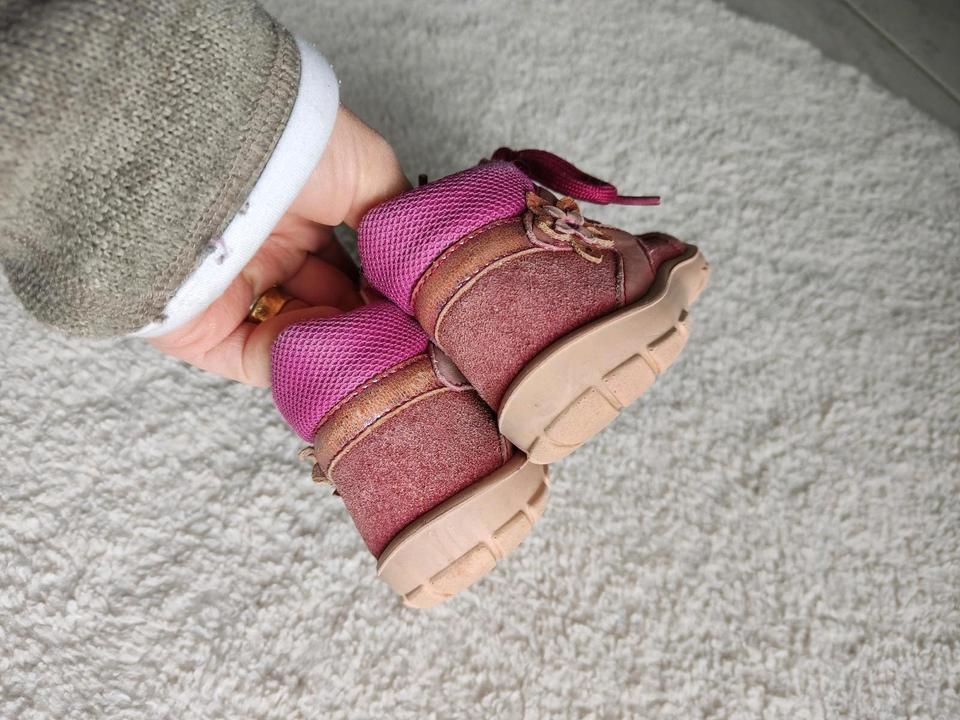 Superfit 22 Lederschuhe Halbschuhe pink beere lauflernschuhe in Rednitzhembach