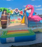 Hüpfburg mit großer Rutsche - Flamingo‘s Strandparty Sachsen-Anhalt - Naumburg (Saale) Vorschau