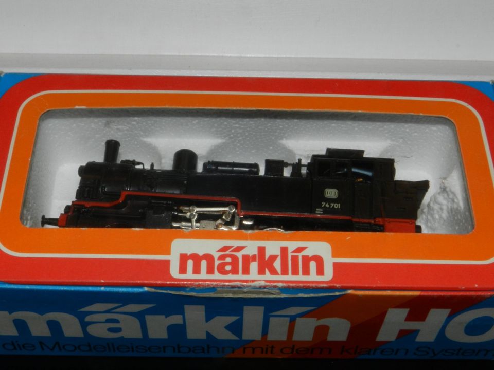 Märklin H0 3095 Tenderlok BR 74 der DB in OVP Bj. 1977-78 in Neunkirchen-Seelscheid