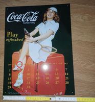 Blechschild Kalender Coca-Cola Schwerin - Altstadt Vorschau