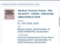 Travis Scott Konzert Hamburg / Manifest Premium Tickets Rheinland-Pfalz - Mainz Vorschau