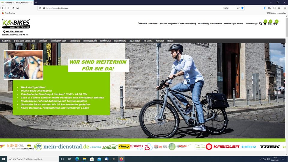 Bosch E-Bike Inspektion Service Update Kapazitätstest Abholung in Bottrop