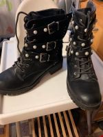 Schuhe schwarz mit Perlen Hessen - Brechen Vorschau