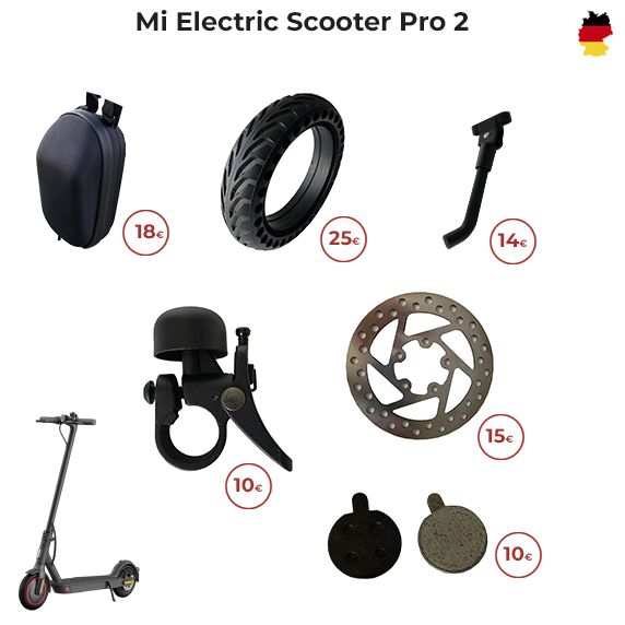 Ersatzteile und Zubehör für XIAOMI MI SCOOTER PRO 2 E-Scooter