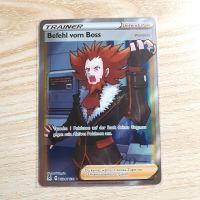 Pokemon Karte Befehl vom Boss Trainer Fullart TG24 Ursprung Saarland - Friedrichsthal Vorschau