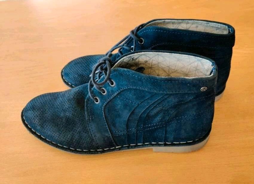 Marc shoes, Boots, Gr. 39, blau, wie neu in Centrum