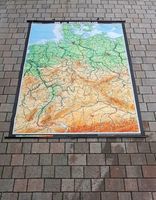 Landkarte alt Thüringen - Drei Gleichen Vorschau