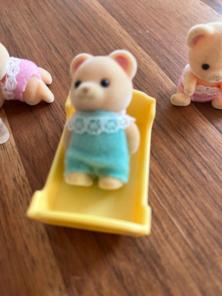 Sylvanian Families Bären Babies 5426 3424  4 Stück in Düsseldorf