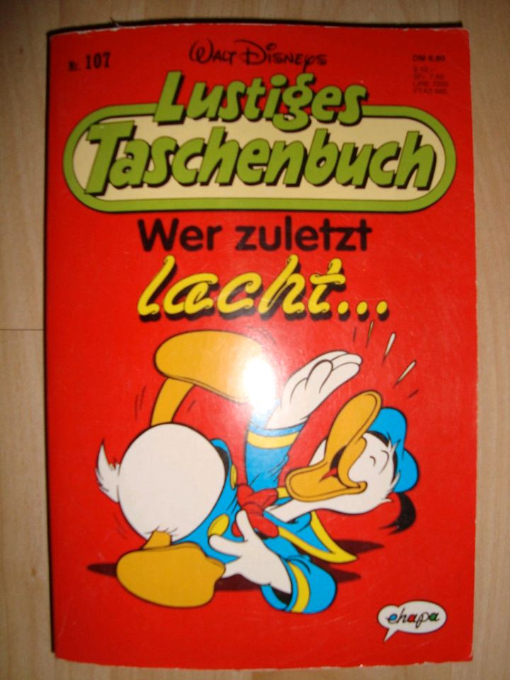 5 Taschenbücher von Donald Duck für 20 € in Eberswalde