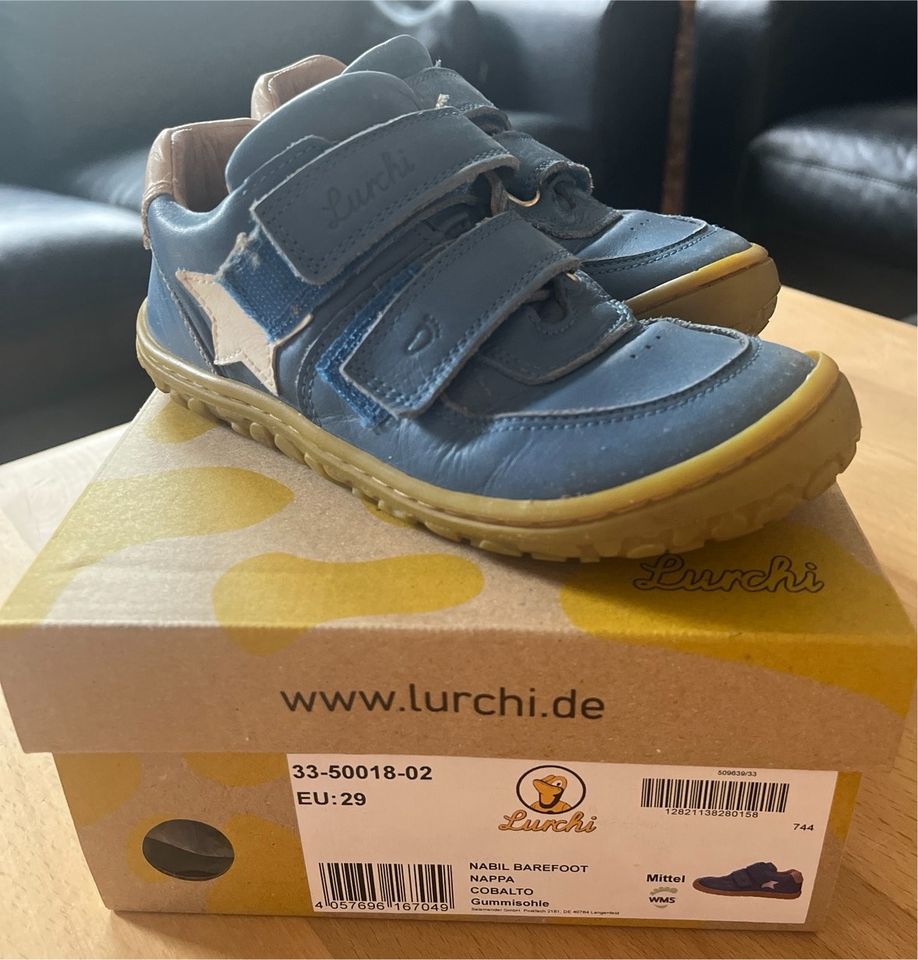 Lurchi Nabil Barefoot Barfußschuhe blau Sneaker in Weilheim i.OB