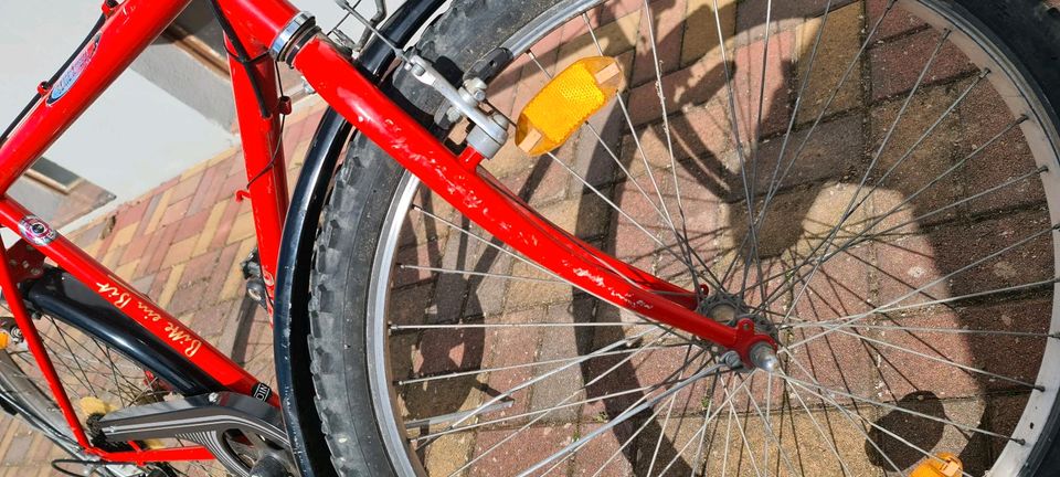 Trekkingrad 50cm Rahmenhöhe Rot in gutem Zustand in Tonna