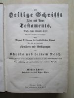 Berleburger Bibel Band 1:  5 Bücher Mose, Nachdruck Quack 1856 Nordrhein-Westfalen - Krefeld Vorschau