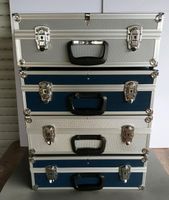 Koffern aus Aluminium, in Farbe Silber und Blau Nordrhein-Westfalen - Nideggen / Düren Vorschau
