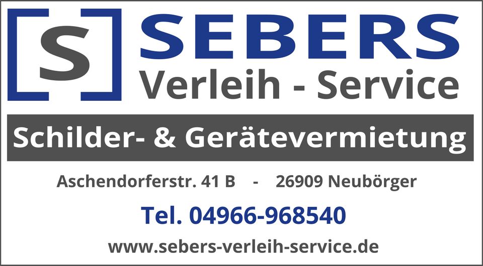 Bautrockner mieten - SEBERS Verleih Service in Neubörger