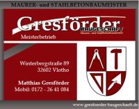 Maurer, Betonbauer zur unbefristeten Festeinstellung (m/w/d) Nordrhein-Westfalen - Vlotho Vorschau