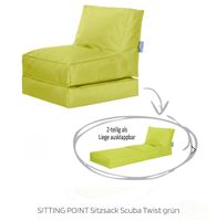 SITTING POINT SITZSACK SCUBA TWIST grün wie neu Sachsen-Anhalt - Quedlinburg Vorschau