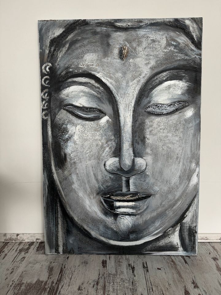 Großes  Buddha Bild Leinwand 78 x 117 cm in Weilerswist