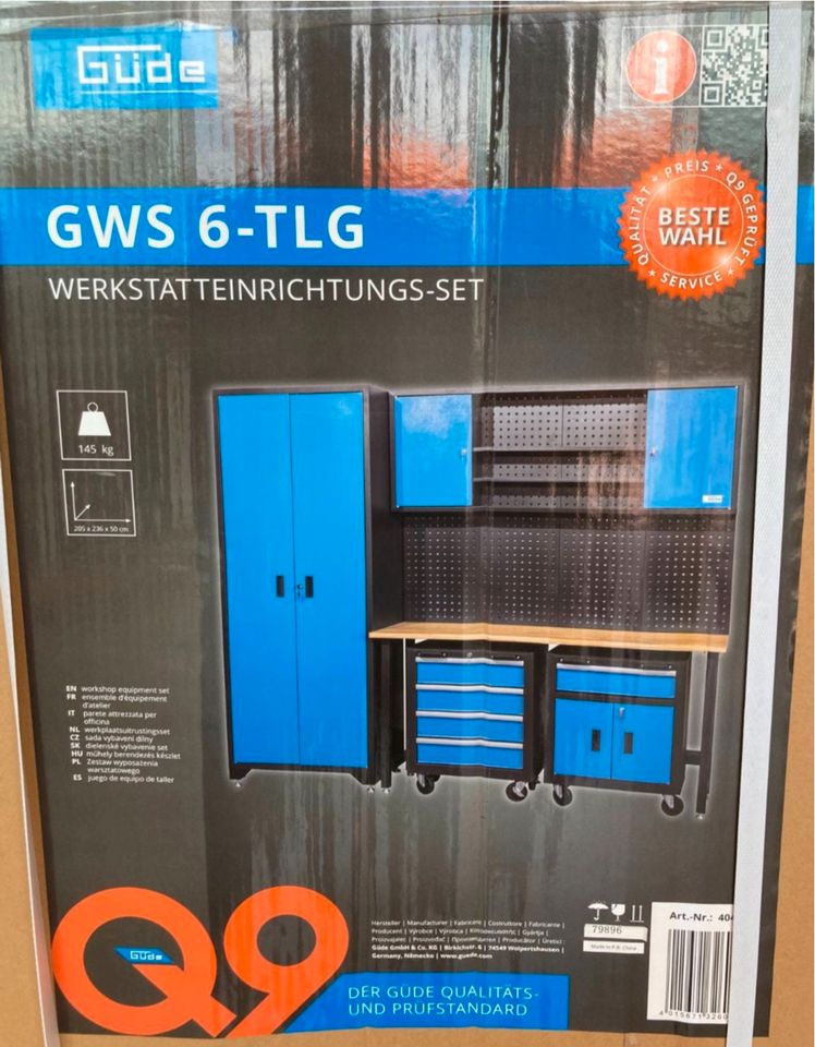 - NEU TOP-Preis in Gleichen Kleinanzeigen Thüringen ! Kleinanzeigen 6-tlg.,Güde, Drei ! ist jetzt GWS Werkstatteinrichtungs-Set eBay |