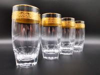 4x Signiert Moser Wassergläser Weingläser Römer-gläser Gold-Rand Nordrhein-Westfalen - Herne Vorschau