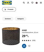 Hängelampe Ikea Nymö Baden-Württemberg - Mannheim Vorschau