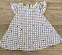 Baby Kleid mit Erdbeeren/hellblau Gr.74 Nordrhein-Westfalen - Steinheim Vorschau