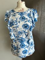 Neuwertiges Top bpc selection 36/38 blau Blumen Shirt Kr. München - Unterschleißheim Vorschau