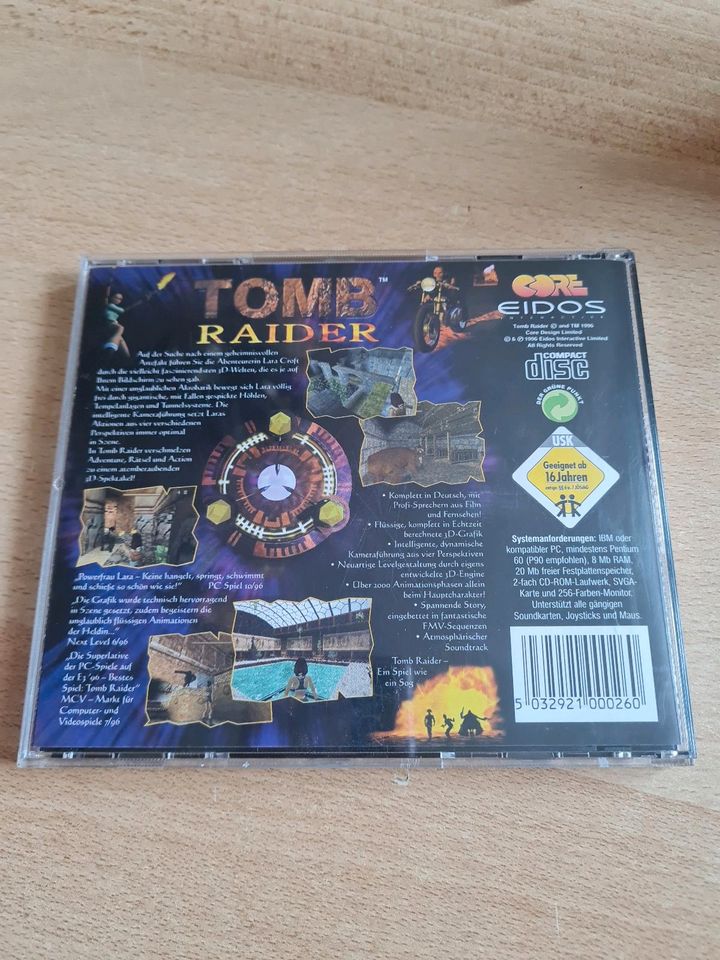 Tomb Raider PC CD-ROM in Greußen