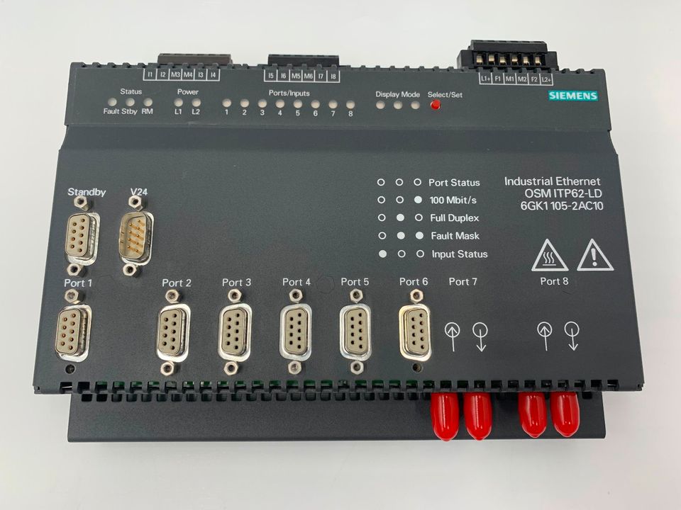 Siemens Simatic 6GK1105-2AC10 OSM ITP62-LD Optical Switch Modul in Traitsching