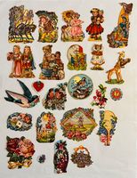 Vintage alte Glanzbilder Oblaten Scraps | Zirkus Indianer Märchen Wandsbek - Hamburg Bramfeld Vorschau