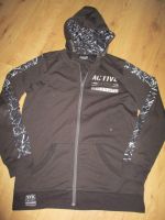 schöne Jungen Outdoor- Sweat- Jacke mit Kapuze schwarz Gr.158/164 Thüringen - Erfurt Vorschau