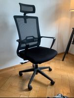 NEUWERTIG Ergonomischer Bürostuhl schwarz mit Netz kein IKEA München - Schwabing-West Vorschau