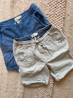 MINI BODEN Shorts kurze Hose Leinen blau beige 146 TOP Düsseldorf - Pempelfort Vorschau