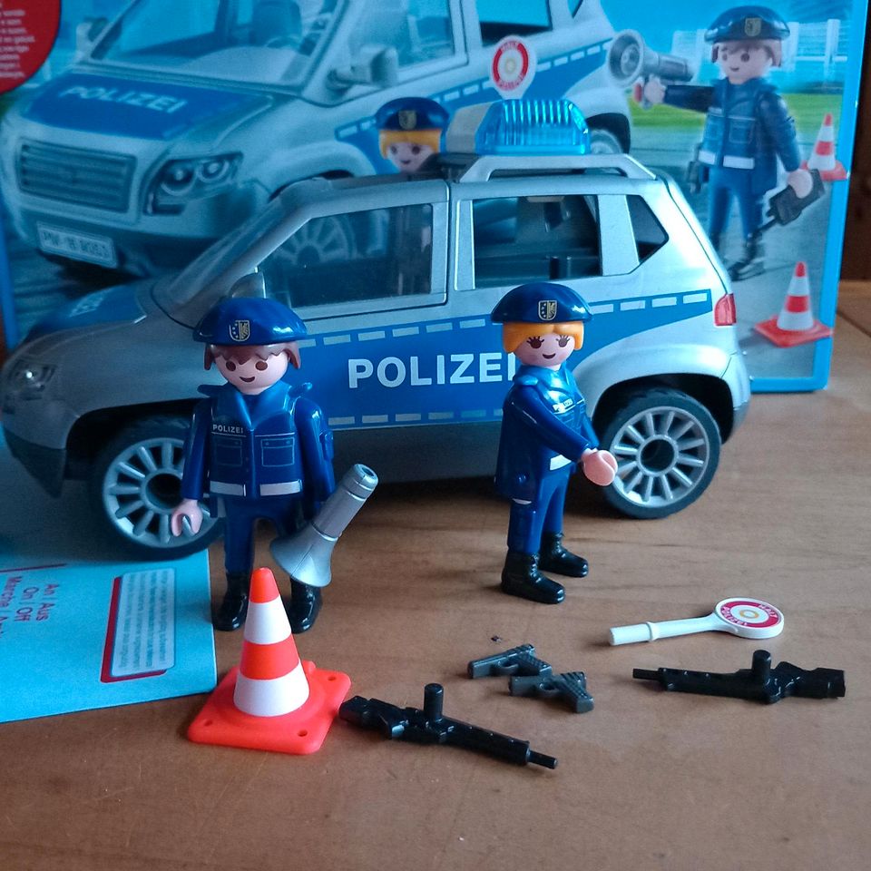 Playmobil Polizei Auto 9053 Streifenwagen  Blaulicht und Sirene in Bienenbüttel